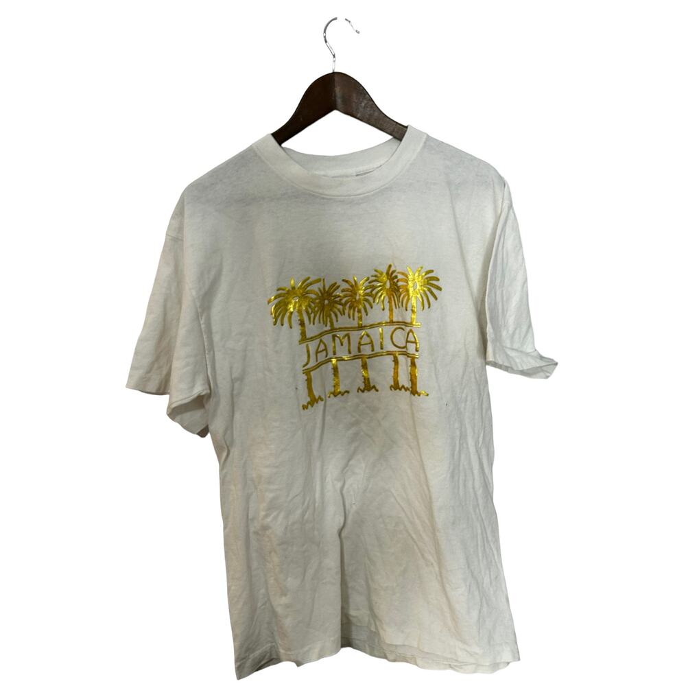 Vtg‎ Premier Sportswear Jamaica usa sz L graphic t-shirt single stitch vacation